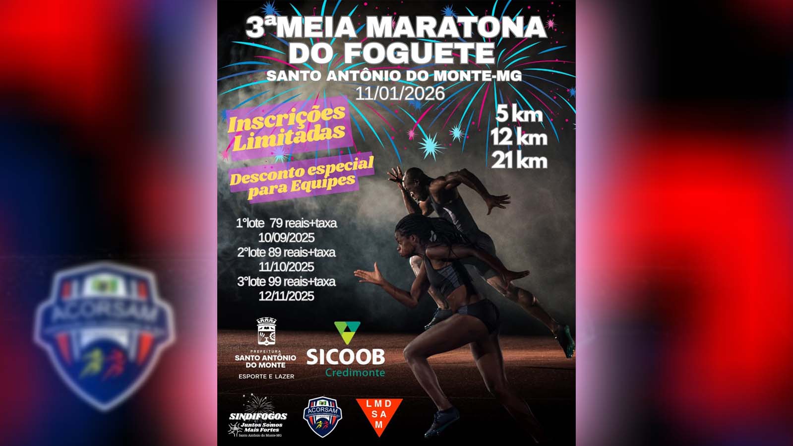 3ª Meia Maratona do Foguete - Santo Antônio do Monte - MG